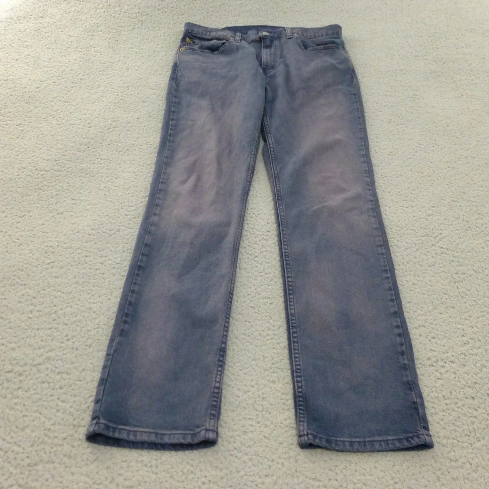 Levi's 511 Jeans Mens 34x32 Slim Fit Stretch Straight Denim Blue